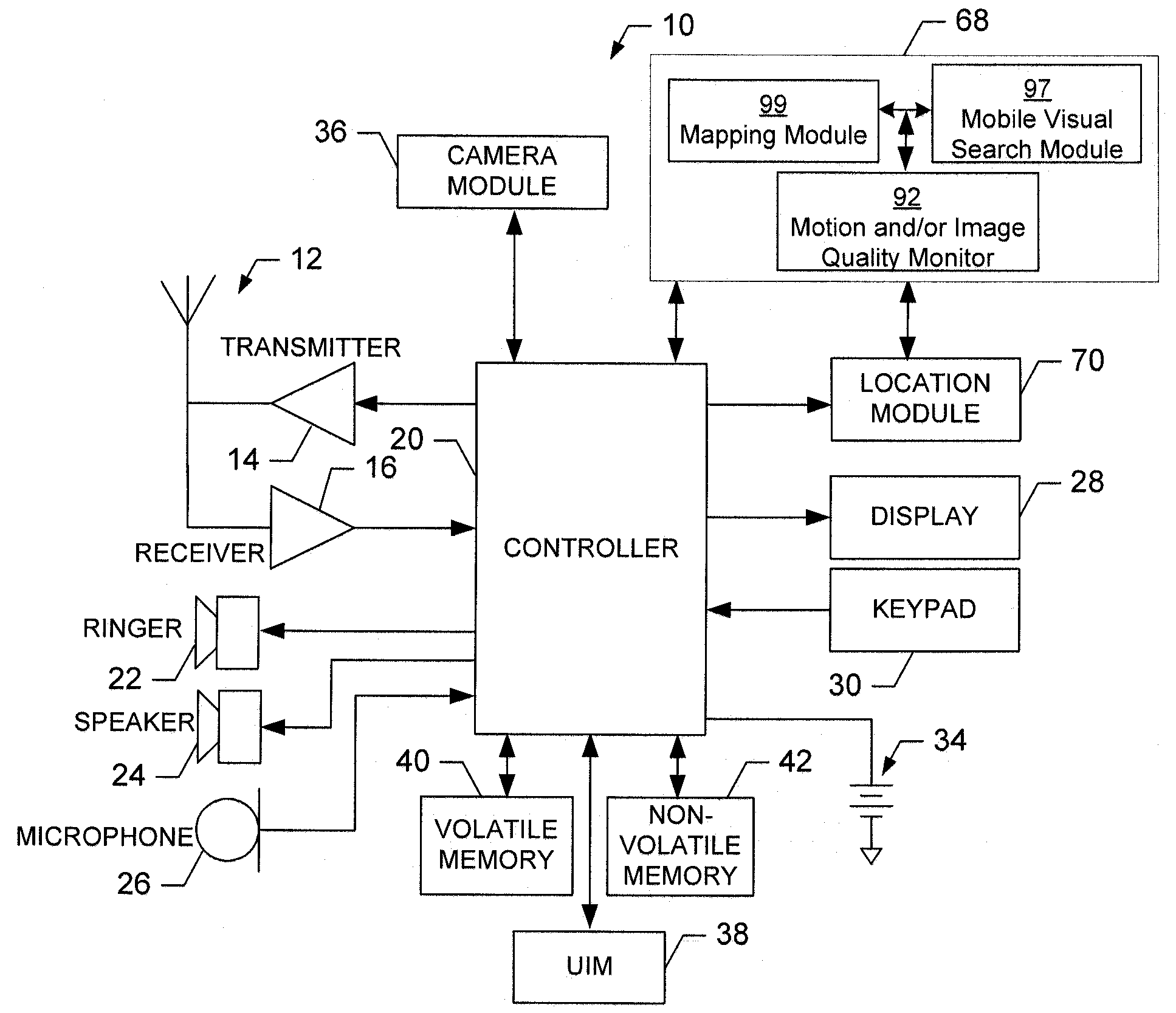 Motion and image quality monitor