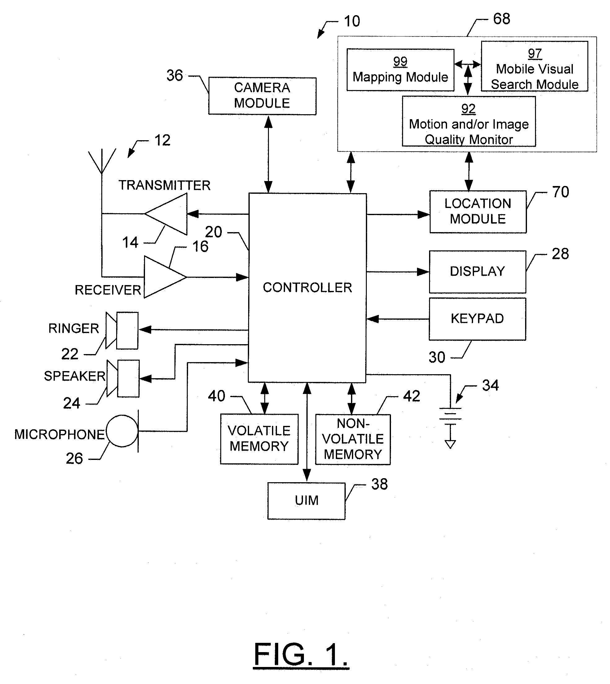 Motion and image quality monitor