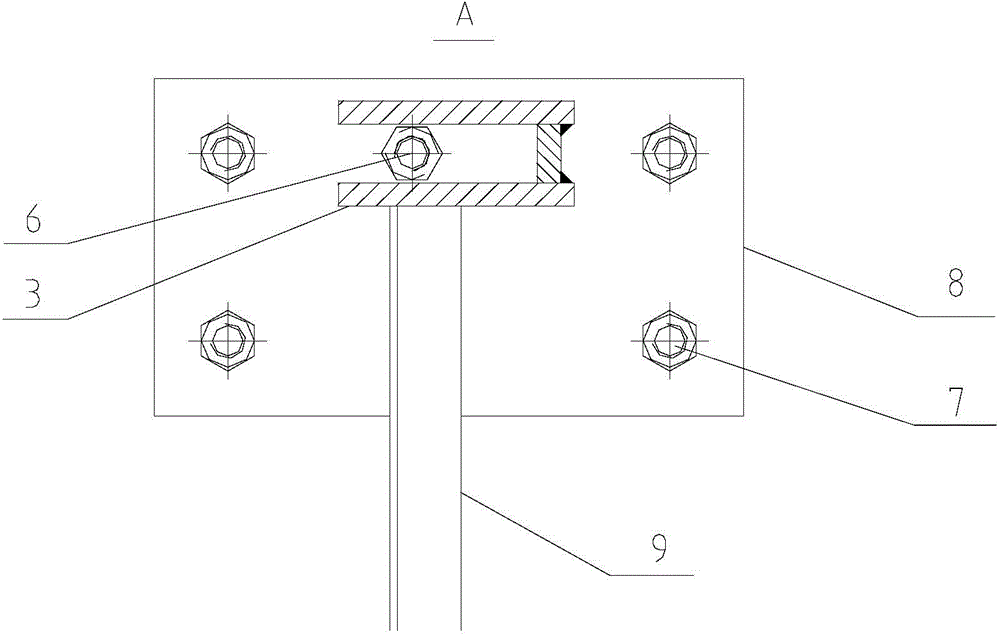 Escalator fulcrum device