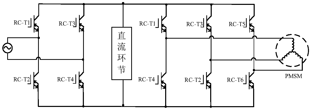 Current threshold judgment-based pre-withdrawing saturation driving method of reverse conduction IGBT gate pole