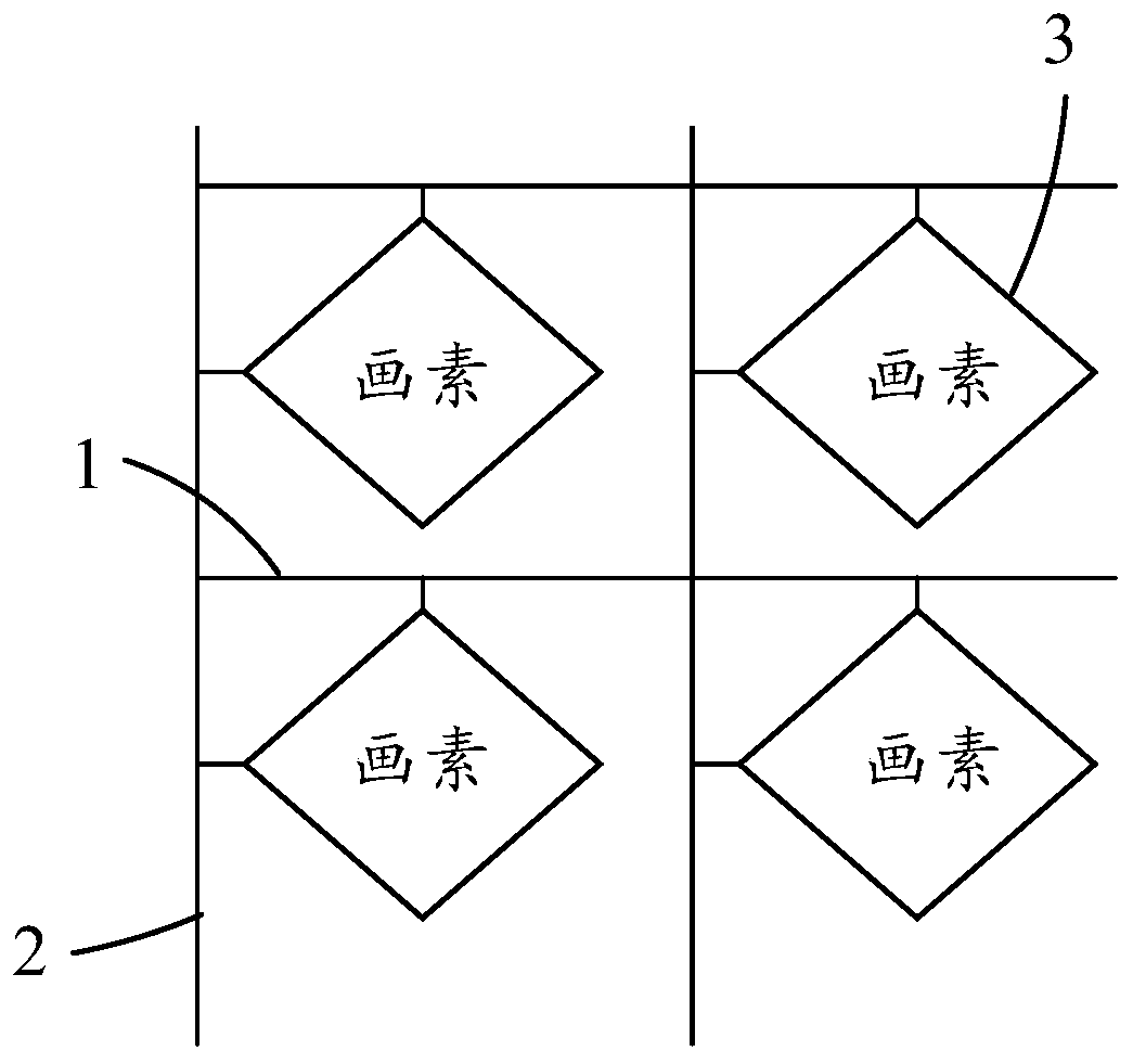 Organic light emitting diode display panel and mask plate