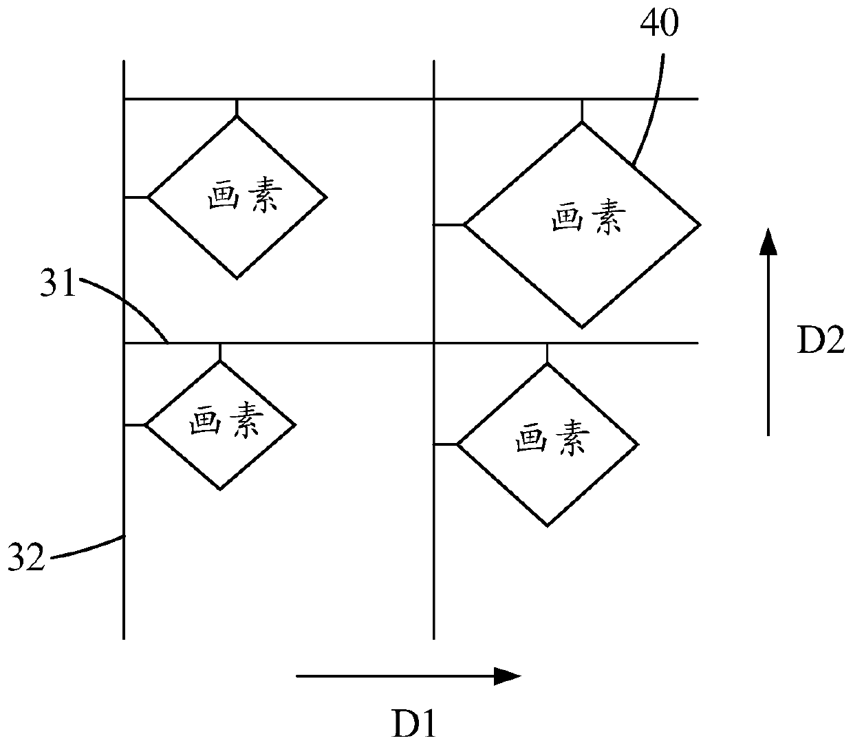 Organic light emitting diode display panel and mask plate