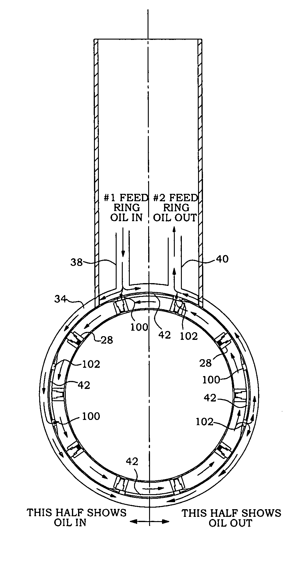 Shaftless radial vane rotary device and a marine propulsion system using the device