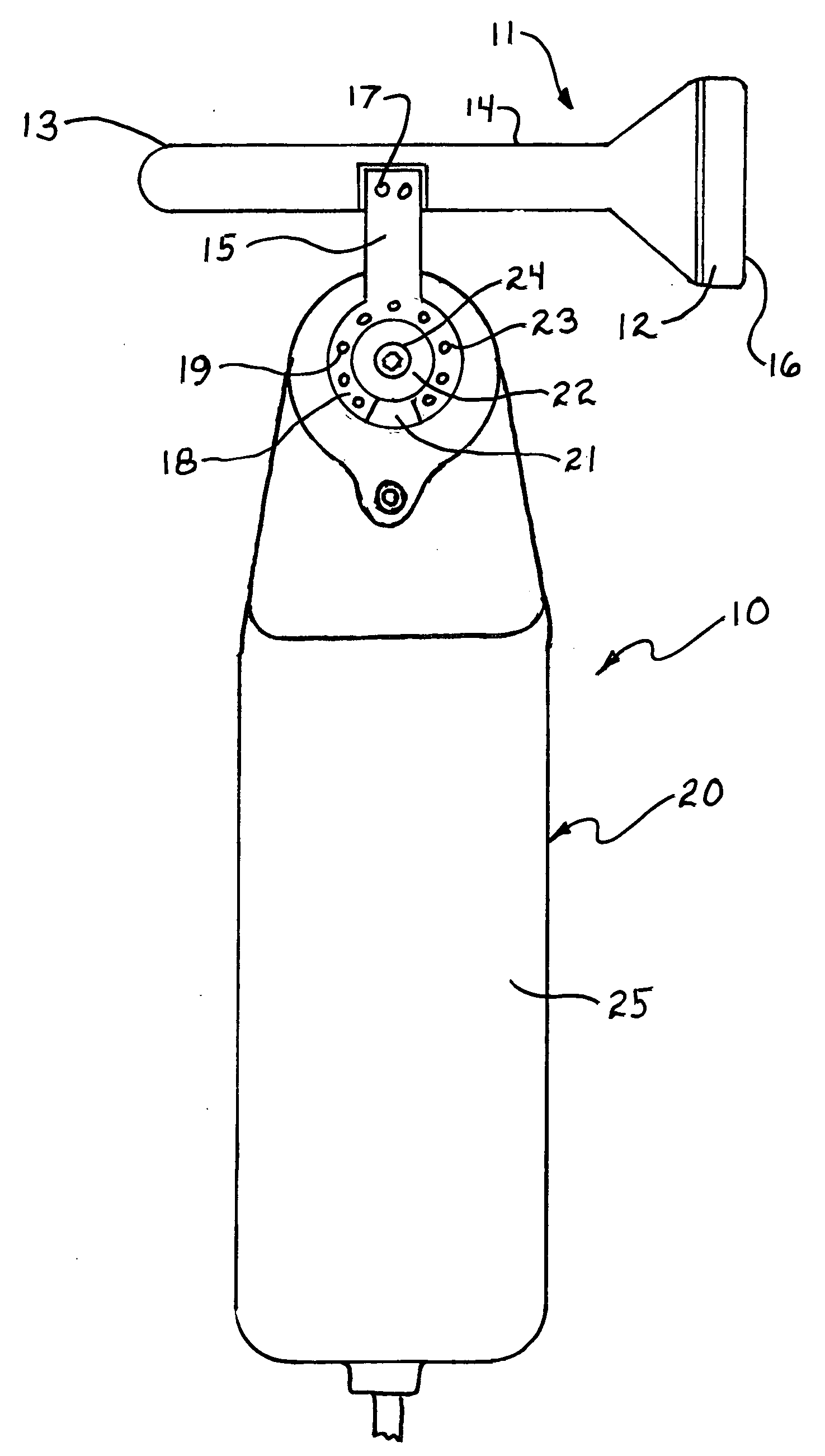 Therapeutic device and method for scar tissue therapy having intermediate and opposed heads