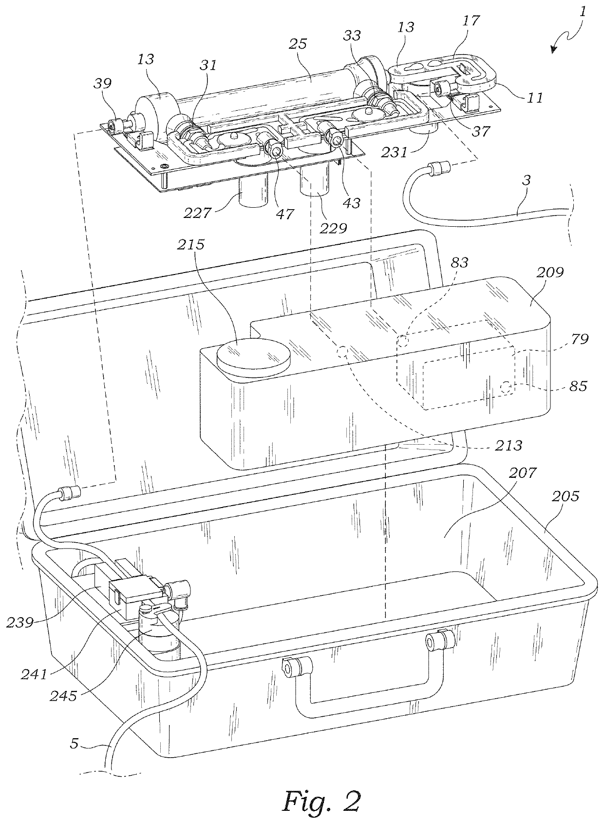 Hemodialysis system with ultrafiltration controller