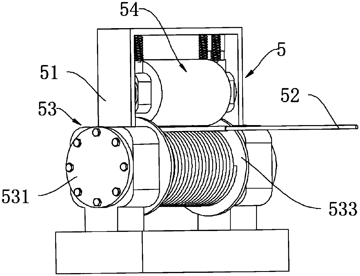 Manufacturing process of embedded metal strip type cable