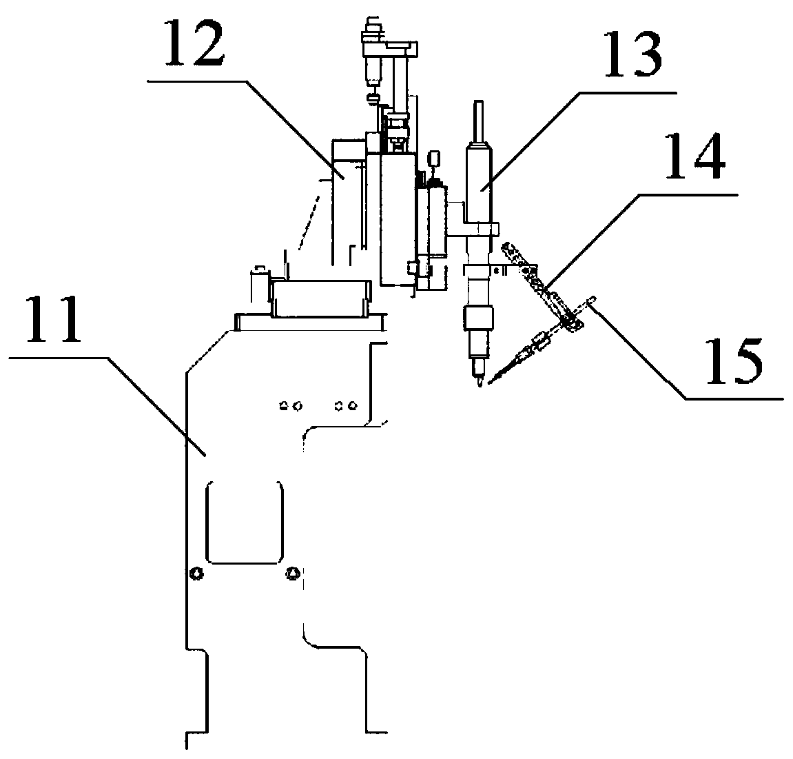 Automatic welding equipment realizing automatic tin feeding