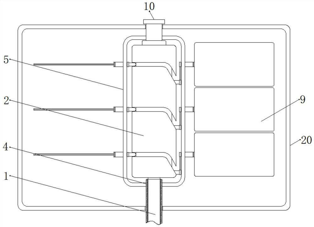 A water flow power generation device using the terrain drop in remote mountainous areas