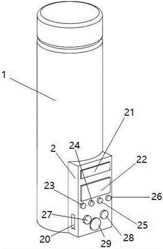 Solar health water cup