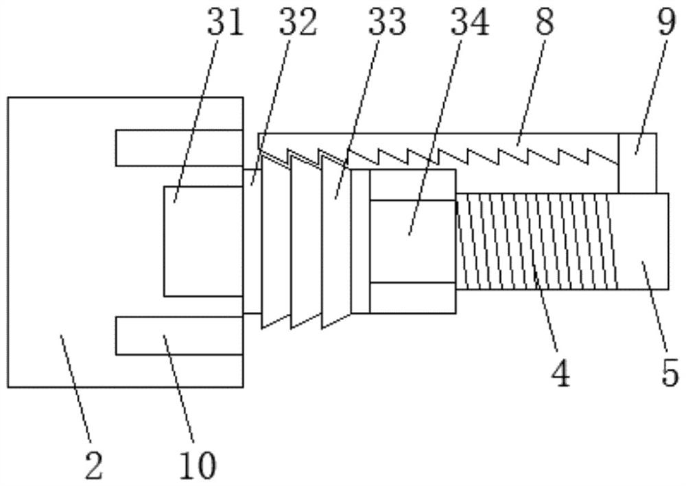 A connection device for a hidden frame glass curtain wall