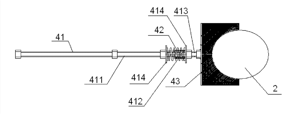 Test device of vertical structure model of shield tunnel