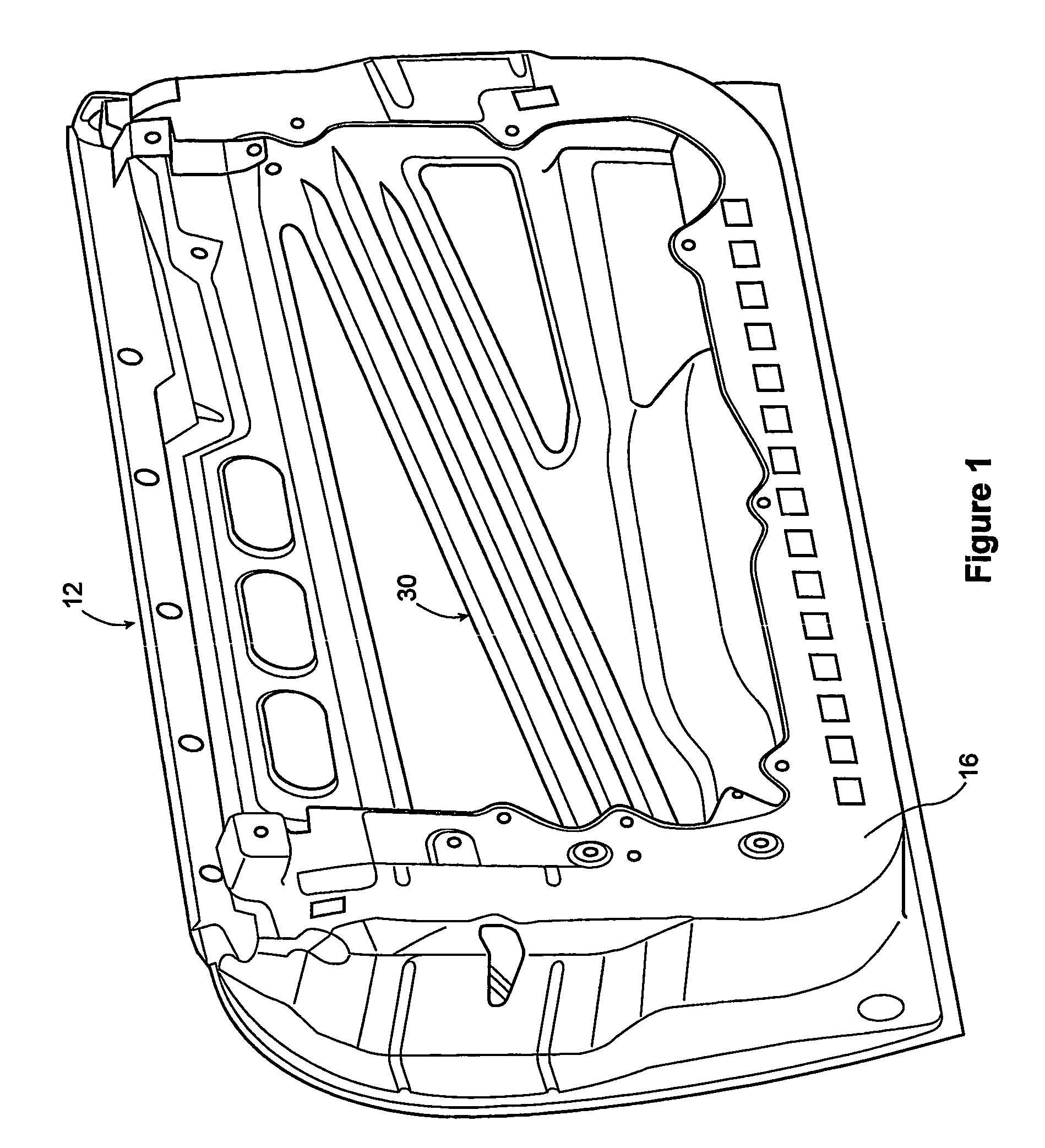 Motor vehicle door structure