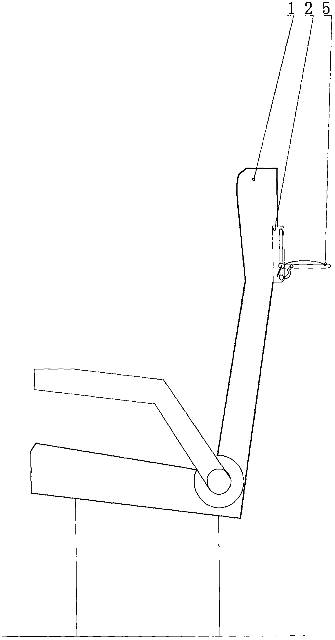 Prone-lying resting device for vehicle chair