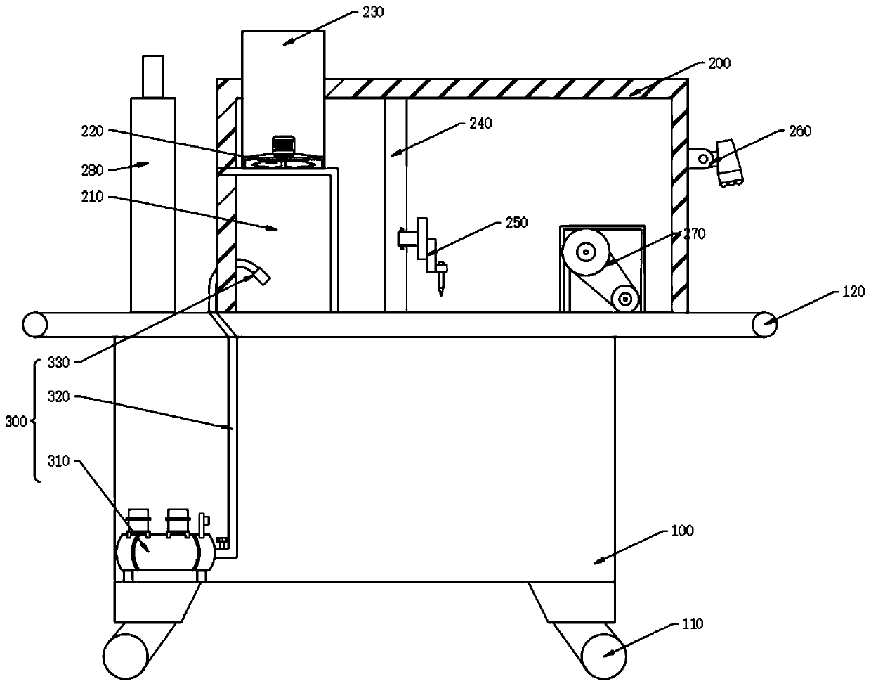 Accessory pasting device for laptop