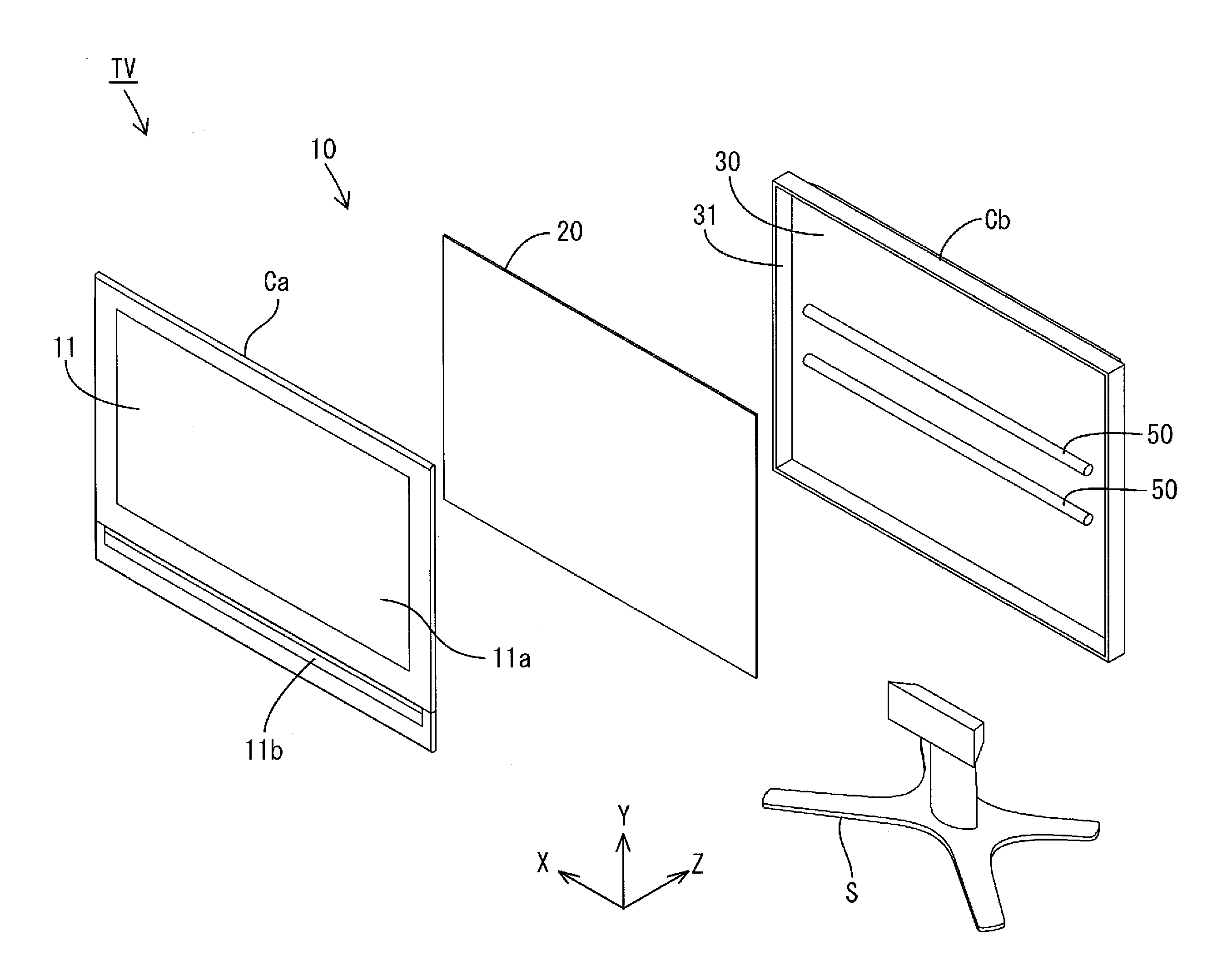 Lighting device, display device, television receiver