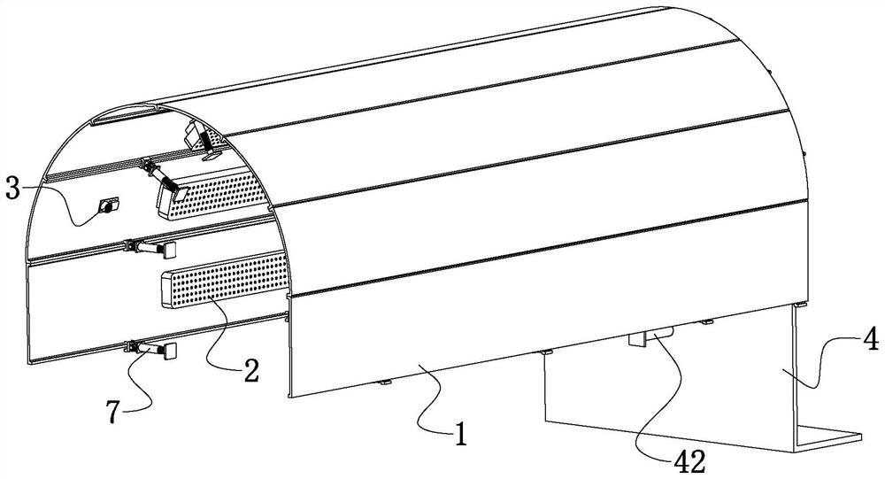 Active noise control device of gas station compressor