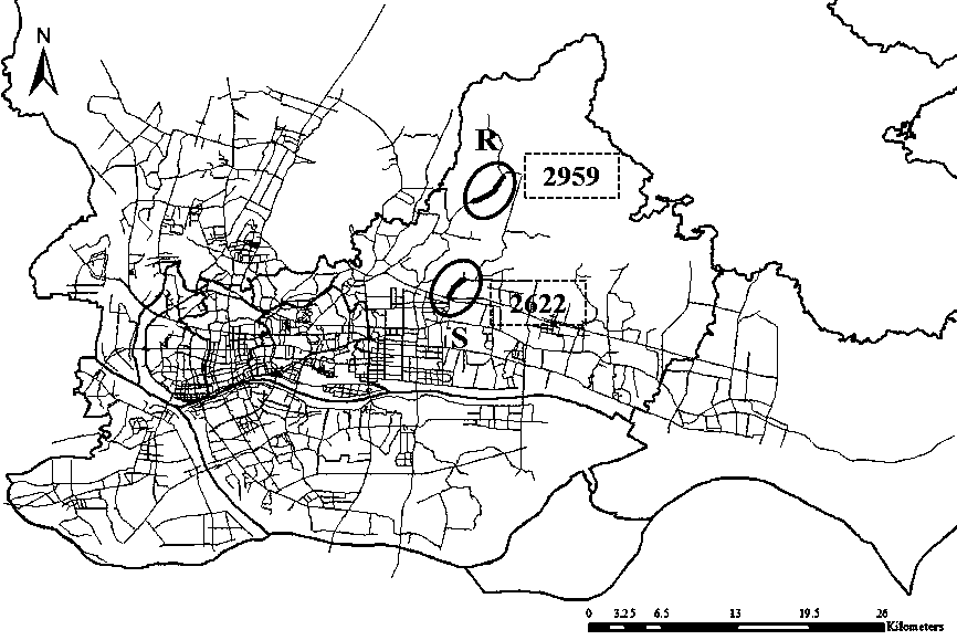 Dynamic traffic district division method based on trip data