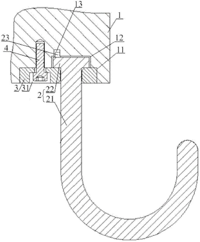 Limit hook device