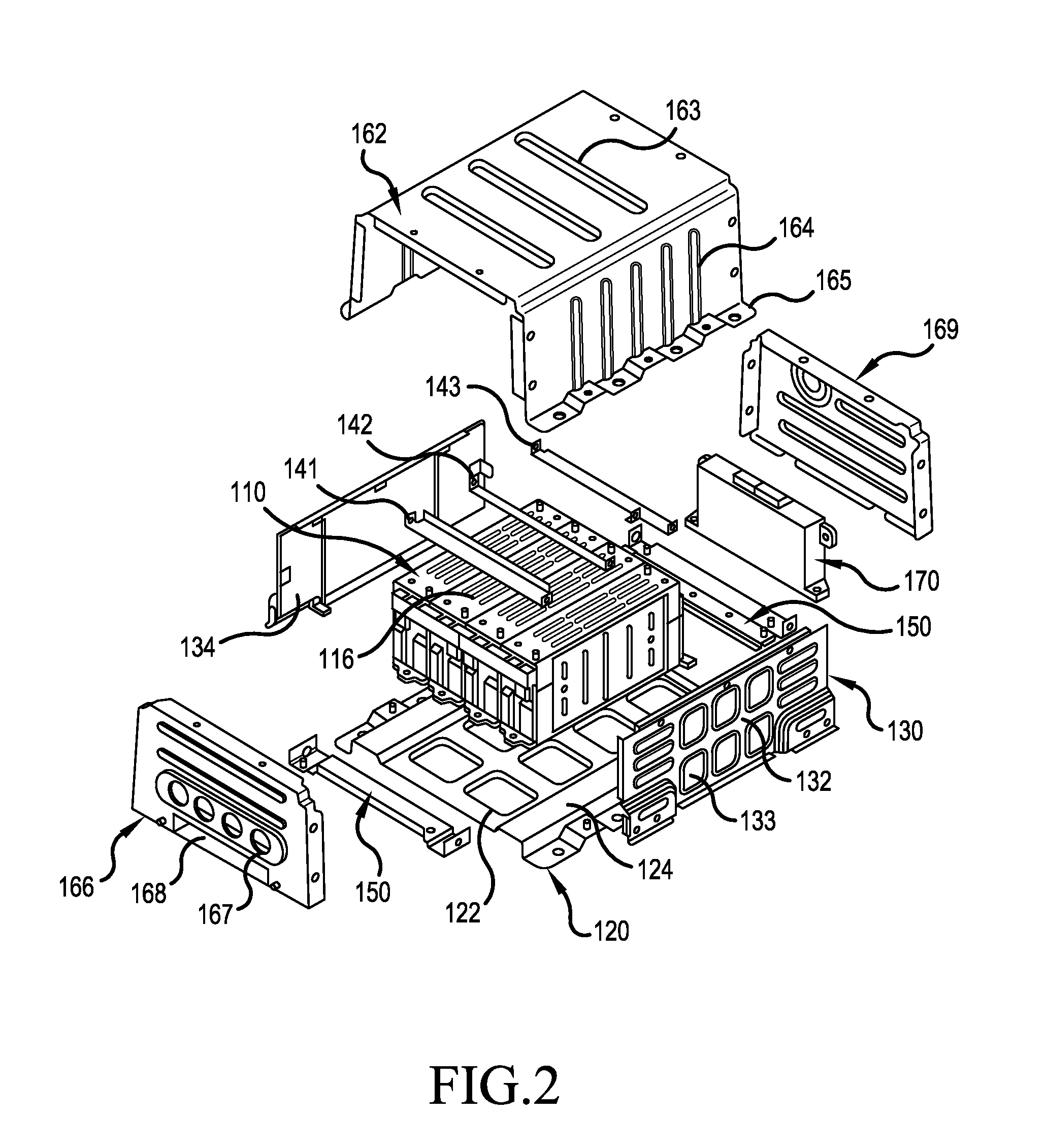 Middle and large-sized battery pack having improved cooling efficiency