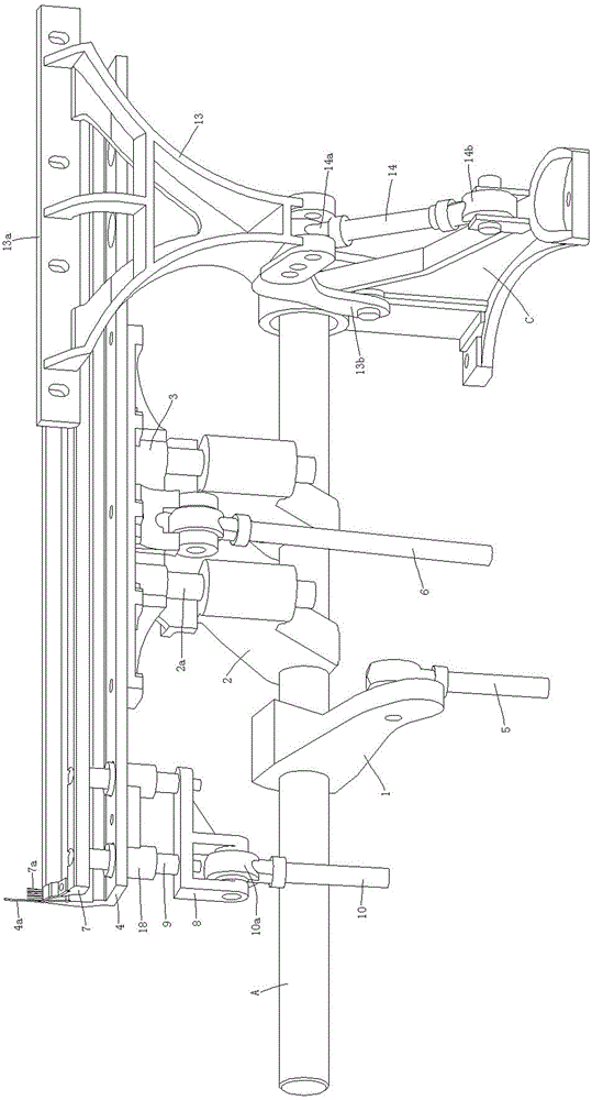 Coil-forming transmission mechanism of warp knitting machine