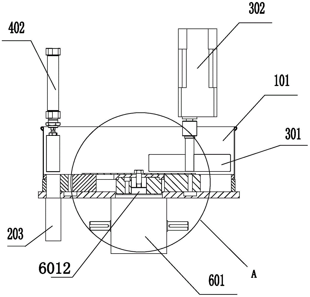 Disc cam type packaging food measuring device