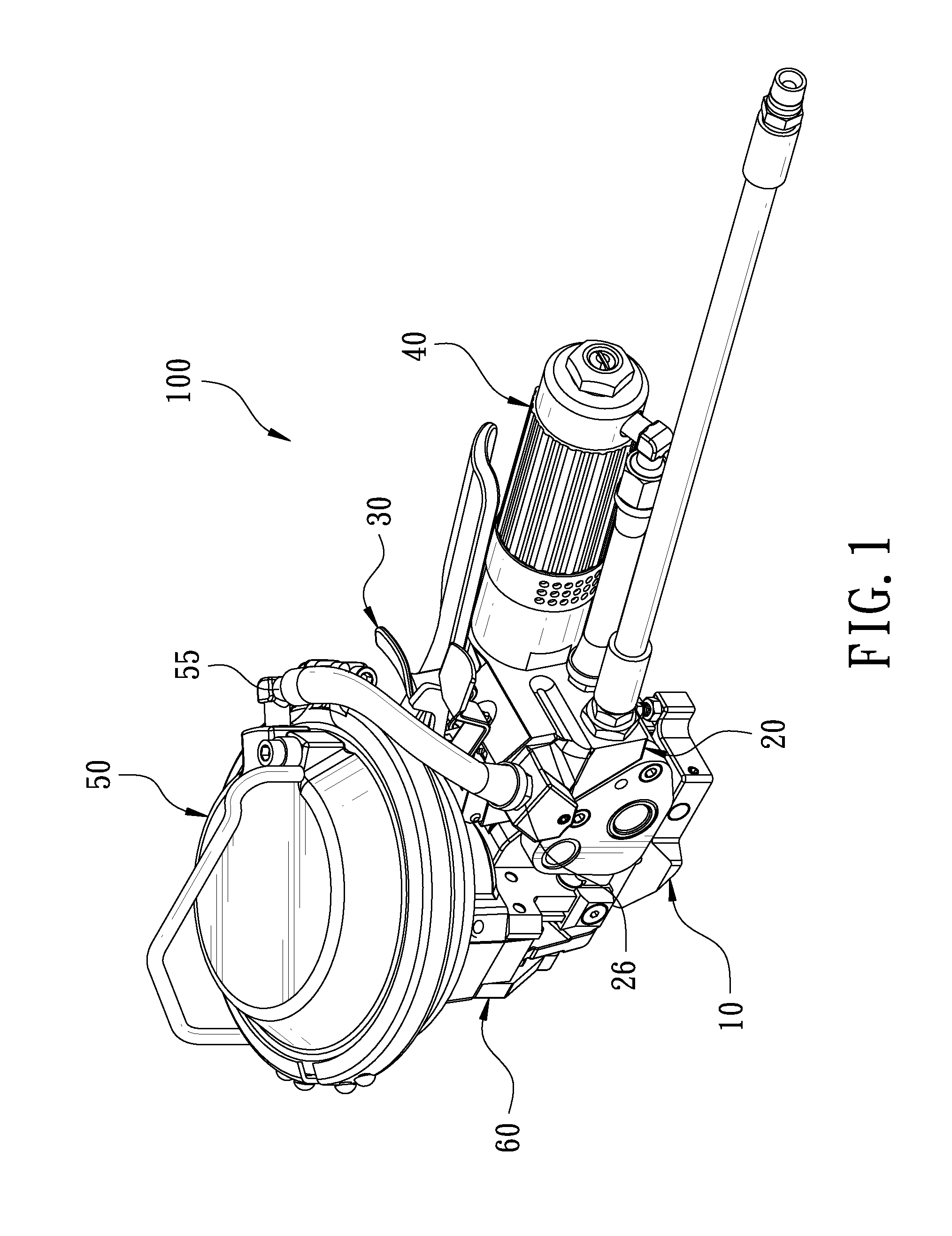 Pneumatic packaging apparatus