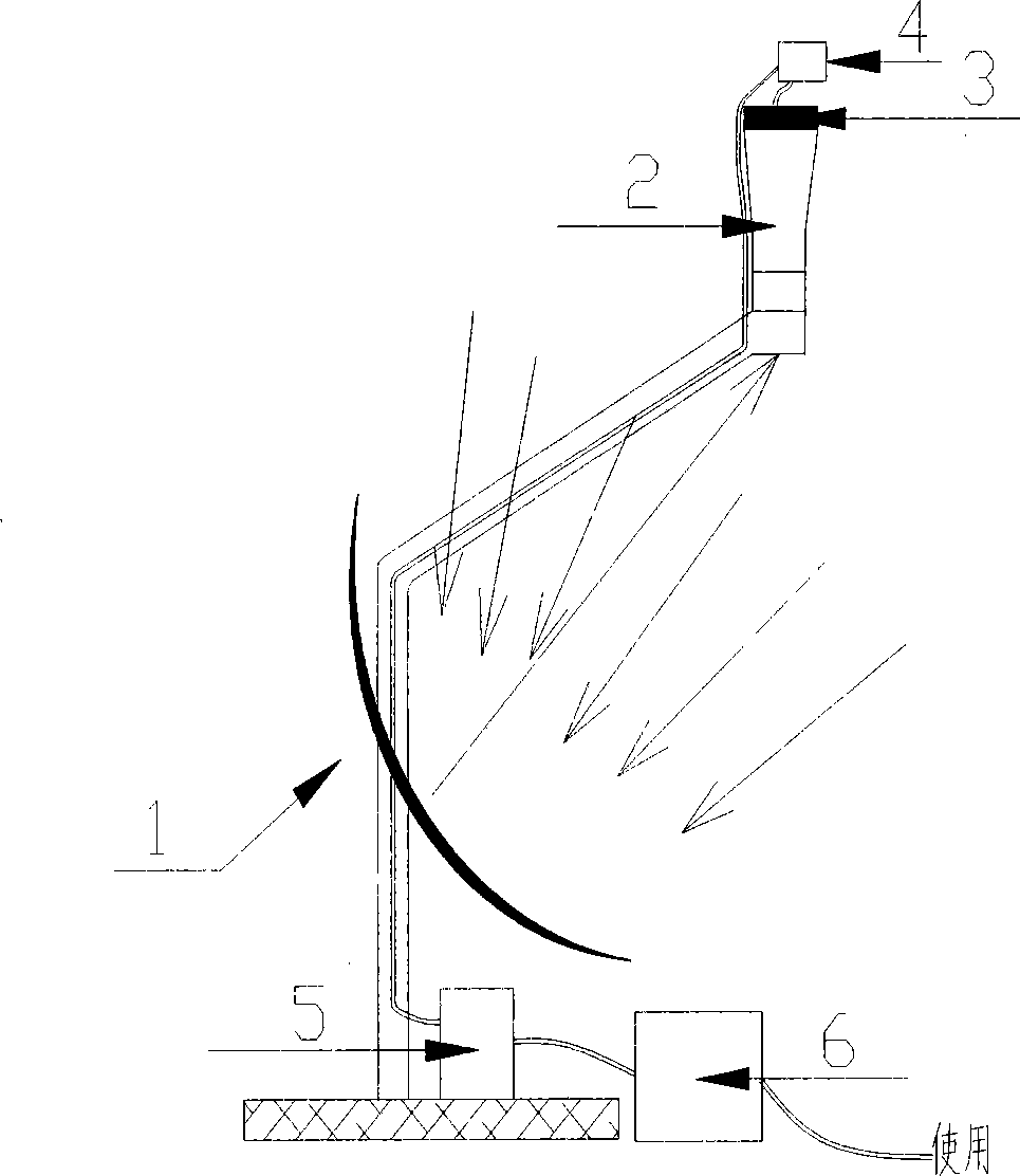 Solar power thermoacoustic piezoelectric power generation system and power generation method thereof