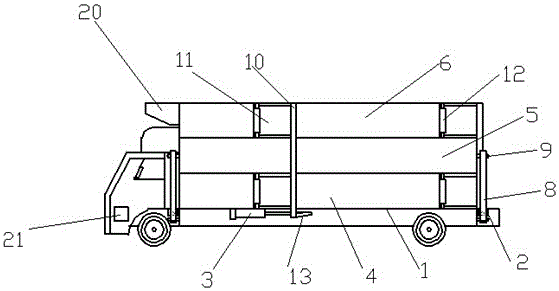 Expansible bee-keeping vehicle