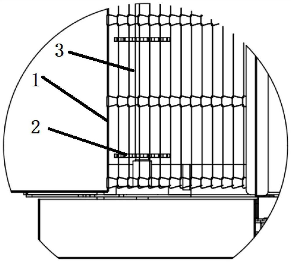 Chain type pizza oven