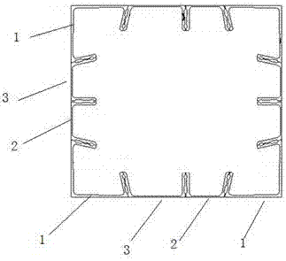 Smoke flue template mold