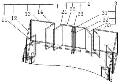 Smoke flue template mold