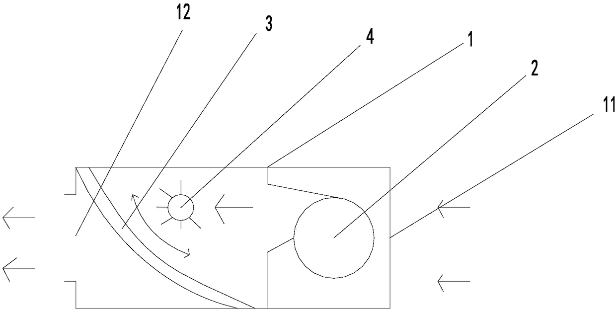 Air duct type air conditioner and air conditioning system