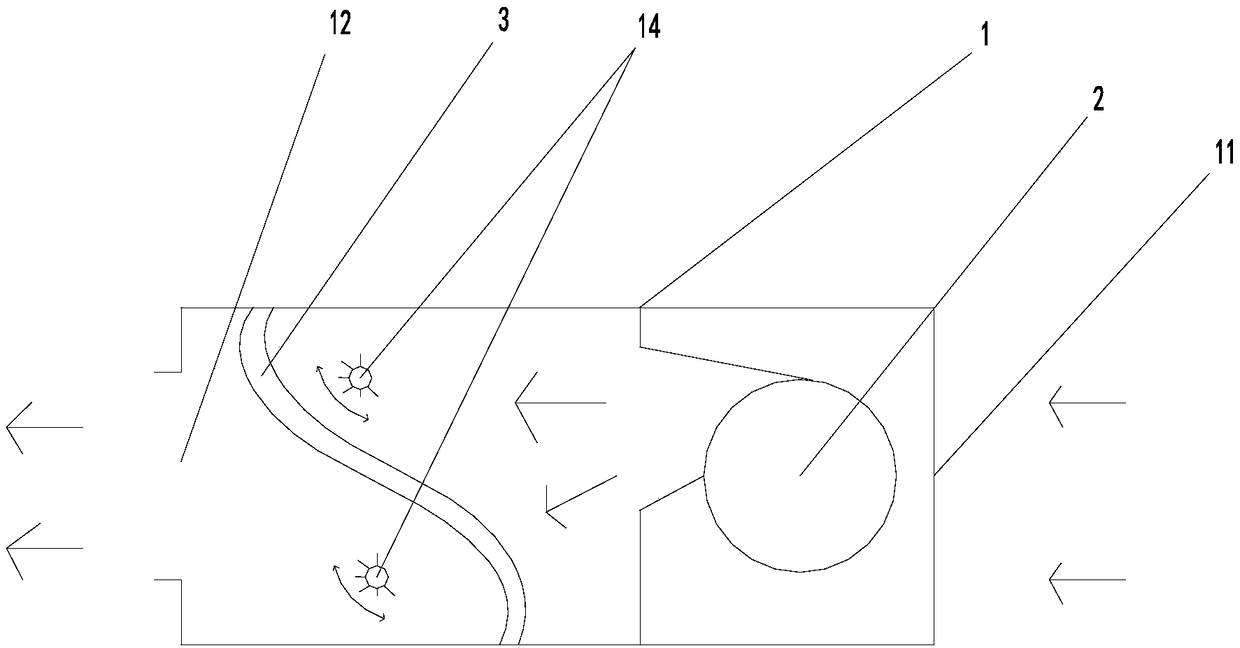 Air duct type air conditioner and air conditioning system