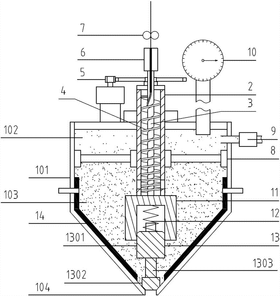 A desktop low-melting point metal three-dimensional printer nozzle