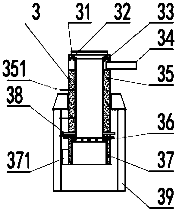 Carbon gas and liquid joint production device using biomass pyrolysis and gasifying for teaching or scientific study