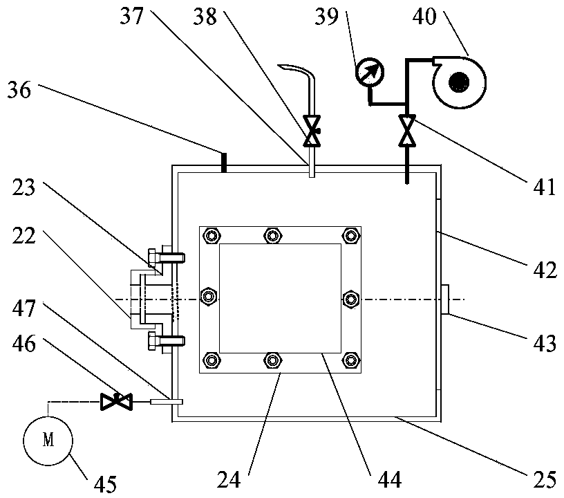 Test device for high-pressure combustible gas leakage spontaneous combustion and shock wave induction ignition