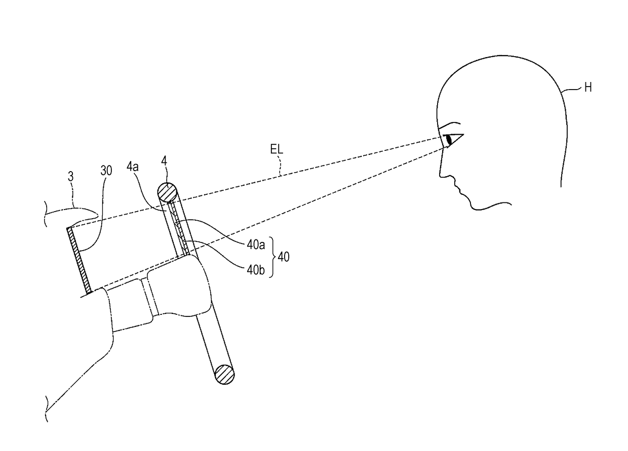 Display device for vehicle