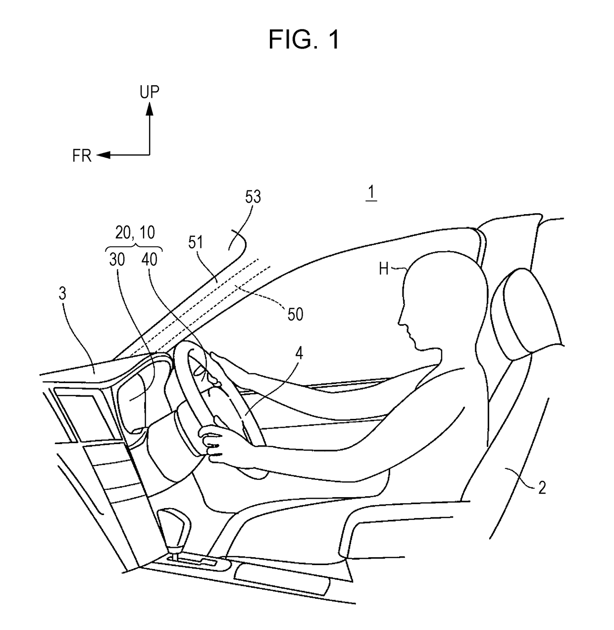 Display device for vehicle