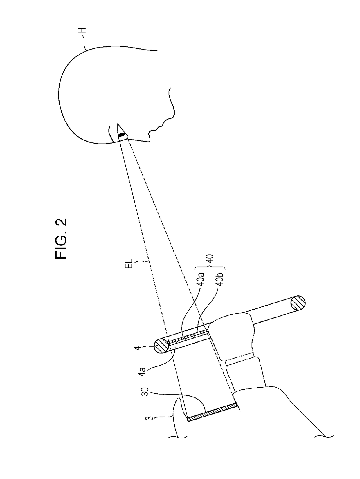 Display device for vehicle