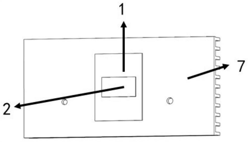 Automobile headlamp optical system based on laser remote excitation fluorescent powder