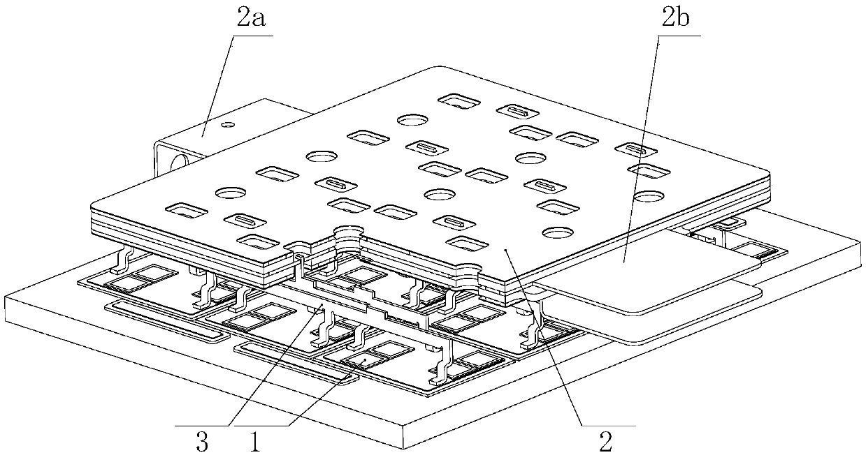 A half-bridge power semiconductor module