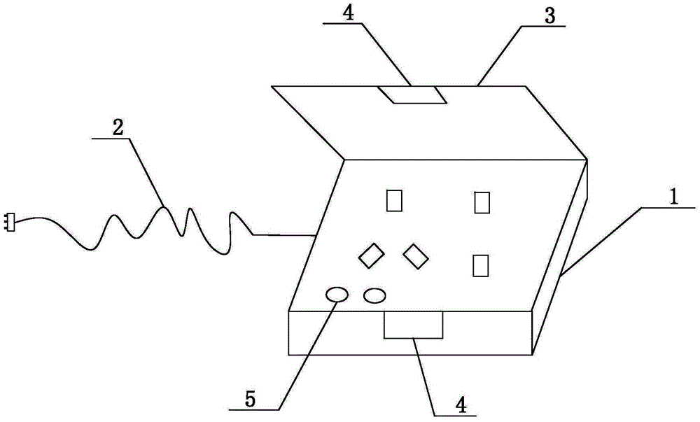 Mobile patch panel structure with alarm function