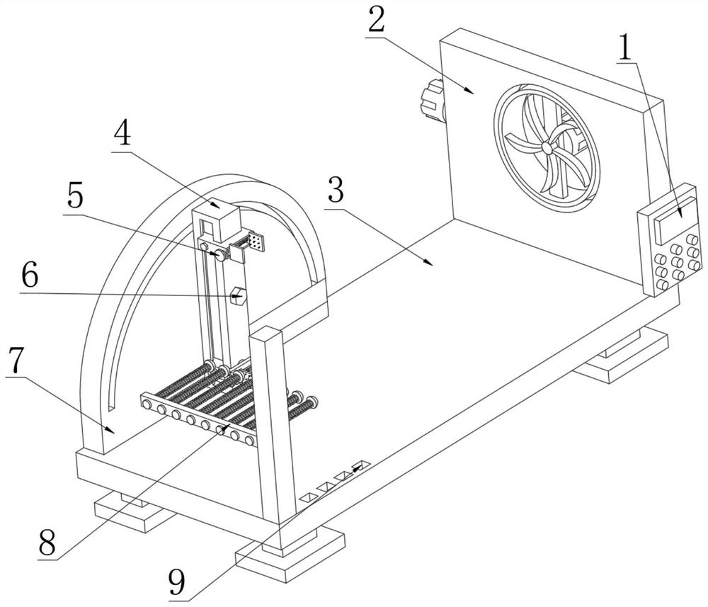 Device for detecting wind resistance of fixed-wing aircraft