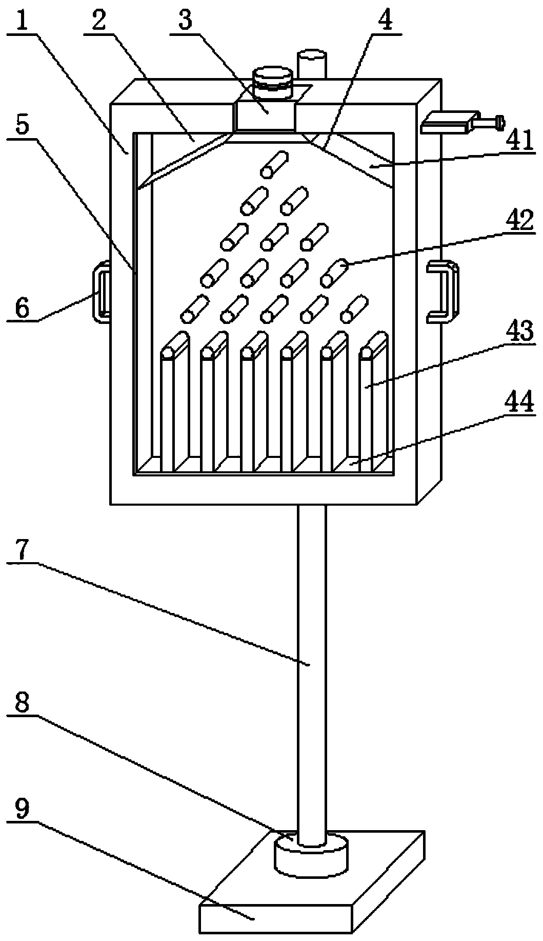 Mathematics probability experiment device for college teacher teaching