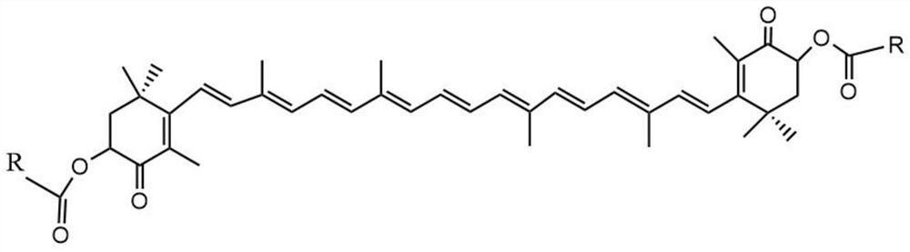 Application of astaxanthin ester in hair growth promoting products