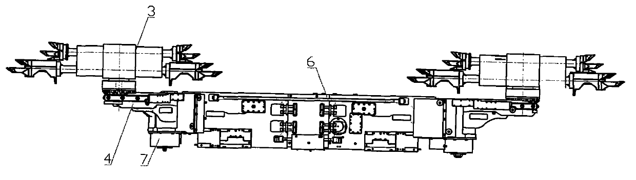 Bidirectional pounding and cutting excavating method and bidirectional pounding and cutting excavator for implementing same