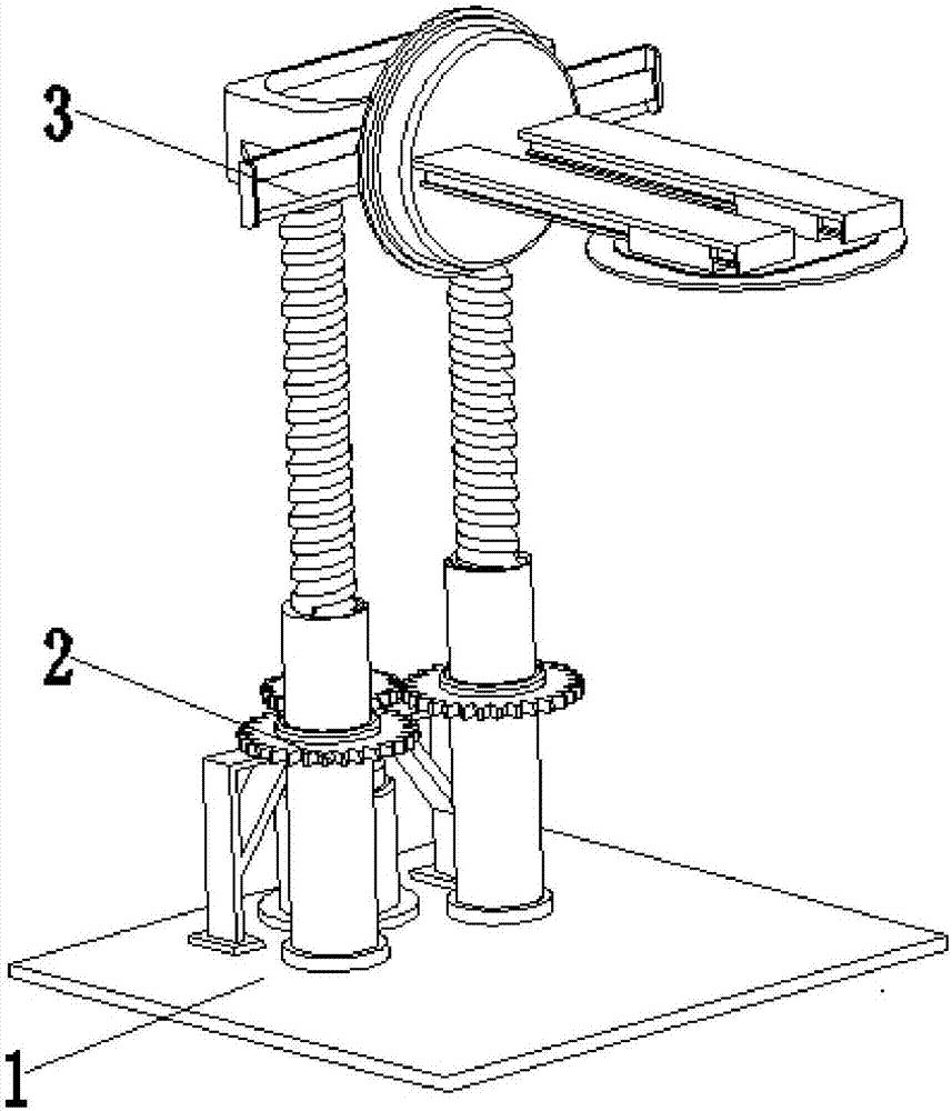 A four-degree-of-freedom industrial robot for welding waste-retaining plates of sewage treatment pipelines