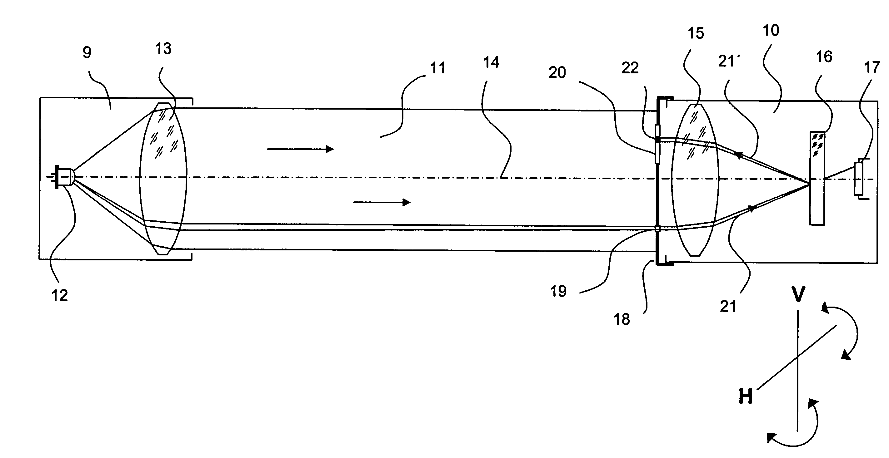 Precision adjustable light barrier