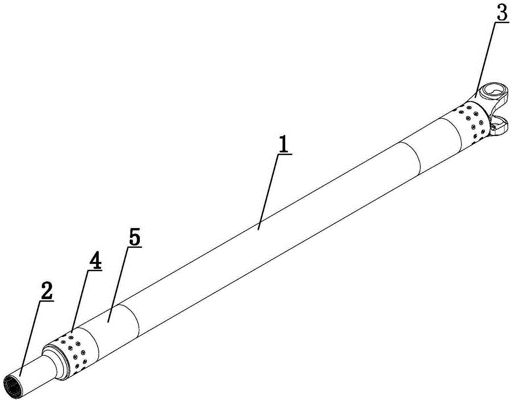 Transmission shaft for automobile