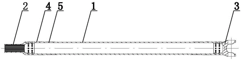 Transmission shaft for automobile